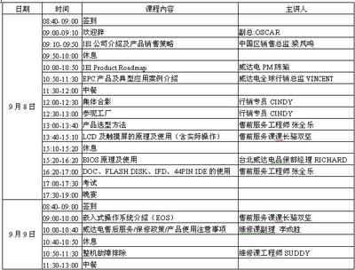 以专业服务赢得客户——2005威达电经销商9月AE培训班邀请函
